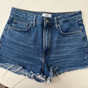 High waisted shorts